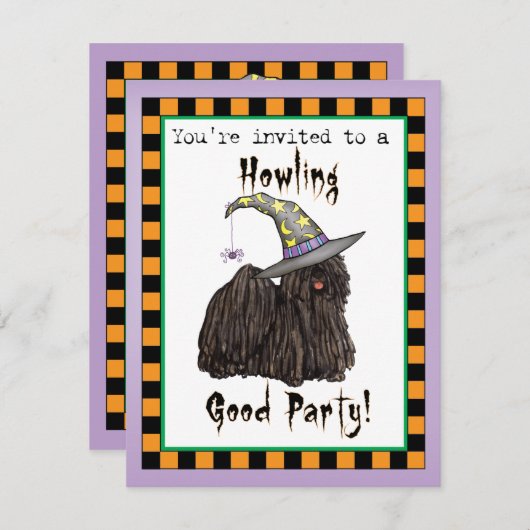 Einladung von Puli Witch (Vorne/Hinten)