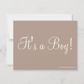 Einladung von Pulverschränken Kinderdusche (Rückseite)