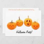 Einladung von Pumkin Fotografy Halloween-Party (Vorne/Hinten)