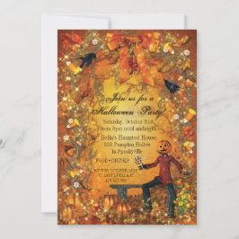 EINLADUNG VON PUMPKIN-HALLOWEEN-PARTY