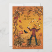 EINLADUNG VON PUMPKIN-HALLOWEEN-PARTY (Rückseite)