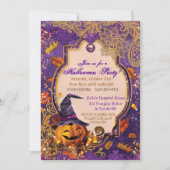 EINLADUNG VON PUMPKIN-HALLOWEEN-PARTY (Vorderseite)