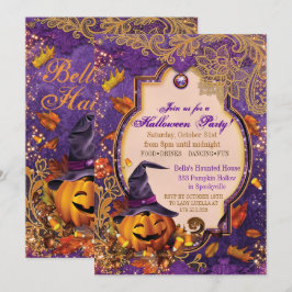 EINLADUNG VON PUMPKIN-HALLOWEEN-PARTY
