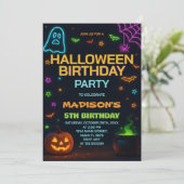 Einladung von Pumpkin Patch Kindergeburtstag (Stehend Vorderseite)