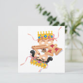 Einladung von Purim Mask und Cookies (Stehend Vorderseite)