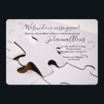 Einladung von Puzzleteilen<br><div class="desc">Eine Puzzle-Einladung, in cremefarbenem Rahmen, die die letzte Rätsel-Passform zeigt. (Pix). () Die Karte ist leicht mit Ihrer Formulierung, Schriftart, Schriftart Farbe und Auswahl von sechs Papiertypen anzupassen.() Nicht genau, was Sie suchen? Alle unsere Produkte können auf Ihre Bedürfnisse zugeschnitten werden, ohne Aufpreis.()Kontaktieren Sie uns einfach unter askpixieprints@aol.com() Koordinierung der...</div>