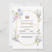 Einladung von Queen Holiday Luncheon (Vorderseite)