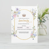 Einladung von Queen Holiday Luncheon (Stehend Vorderseite)