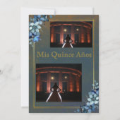 Einladung von Quinceañera (Rückseite)