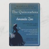Einladung von Quinceañera (Vorderseite)