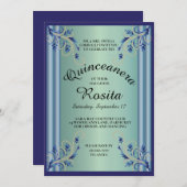 Einladung von Quinceanera (Vorne/Hinten)