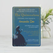 Einladung von Quinceañera (Stehend Vorderseite)