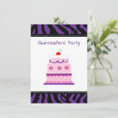 Einladung von Quinceanera (Stehend Vorderseite)