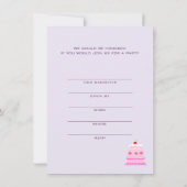 Einladung von Quinceanera (Rückseite)