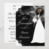 Einladung von Quinceanera (Vorne/Hinten)