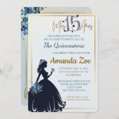 Einladung von Quinceañera (Vorne/Hinten)