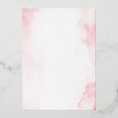 Einladung von Quinceanera auf Spanisch (Rückseite)