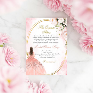 Einladung von Quinceanera auf Spanisch