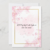 Einladung von Quinceañera, Süße 15 Einladung (Rückseite)