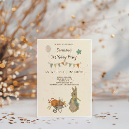 Einladung von Rabbit Peter Birthday