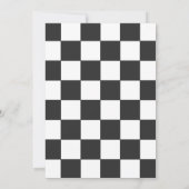 Einladung von Race Car Kindergeburtstag - Jungs (Rückseite)