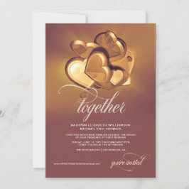 Einladung von Radiant Gold zur Hochzeit