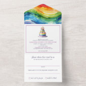 Einladung von Rainbow Cake Wedding (Innen Boden)