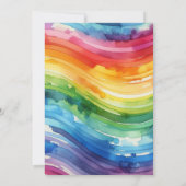 Einladung von Rainbow Cake Wedding (Rückseite)