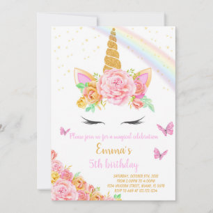 Einladung von Rainbow Unicorn