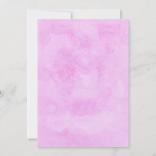 Einladung von Rainbow Unicorn (Rückseite)