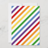 Einladung von Rainbow zum Geburtstag in Primärfarb (Rückseite)