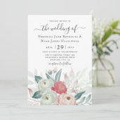 Einladung von Ranunculus floral (Stehend Vorderseite)