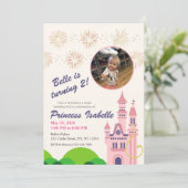 Einladung von Rapunzel Birthday Party (Stehend Vorderseite)