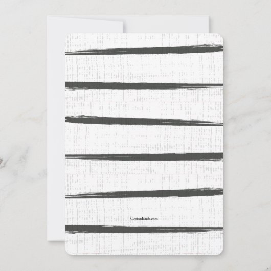 Einladung von Red Anemones (Rückseite)