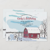 Einladung von Red Barn (Vorne/Hinten)