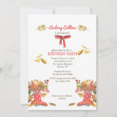 Einladung von Red Fall Boots (Vorderseite)