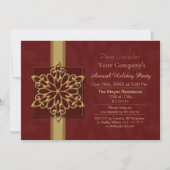 Einladung von Red Gold Corporate (Vorderseite)