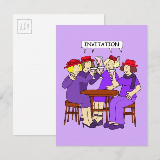 Einladung von Red Hat Ladys (Vorne/Hinten)