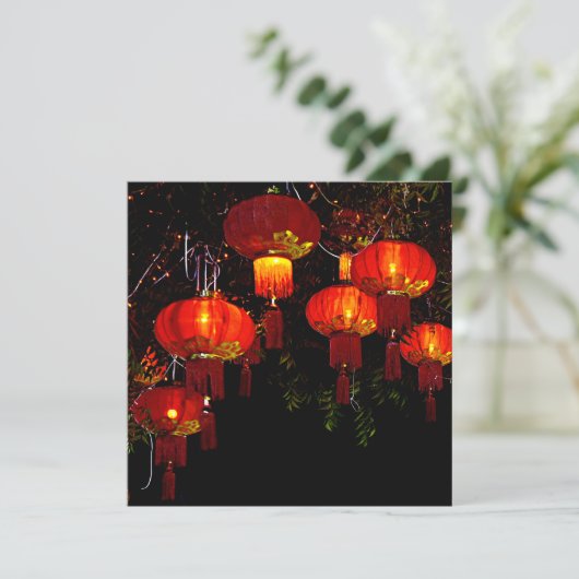 Einladung von Red Lanterns (Stehend Vorderseite)