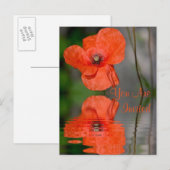 Einladung von Red Poppy (Vorne/Hinten)