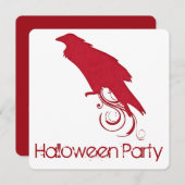 Einladung von Red Raven Halloween-Party 2 (Vorne/Hinten)
