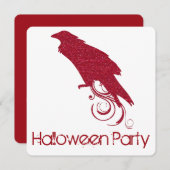 Einladung von Red Raven Halloween-Party 2 (Vorne/Hinten)