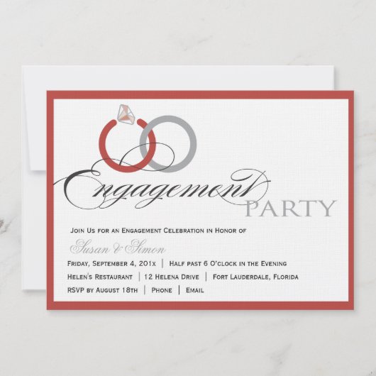 Einladung von Red Script (Vorderseite)