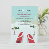 Einladung von Red Skis (Stehend Vorderseite)