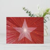 Einladung von Red Star (Stehend Vorderseite)