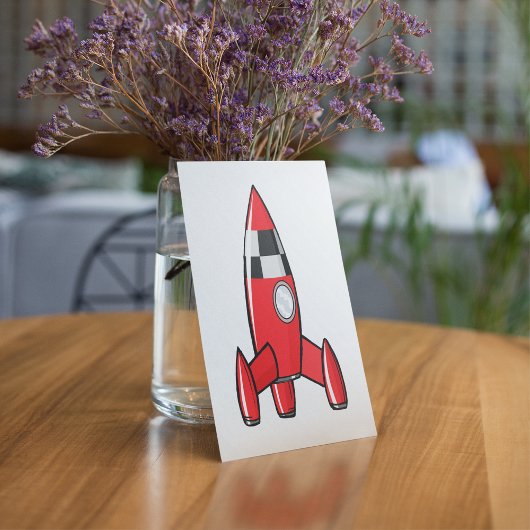Einladung von Red Toy Rocket