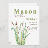 Einladung von Reeds Birthday (Vorne/Hinten)