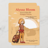 Einladung von reisenden Mädchen (Vorne/Hinten)