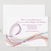 Einladung von Ribbons Geburtstagsparty (Vorne/Hinten)