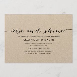 Einladung von "Rise and Shine Brunch" - Kraft